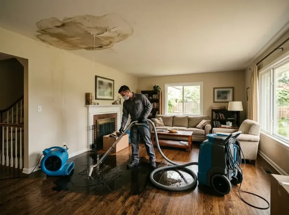 attic-pipe-burst-ceiling-drip-008 — frequently asked questions, Water Damage Restoration & Carpet Care in Mission, KS